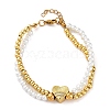 Brass Multi-strand Bracelets BJEW-M056-03G-2