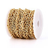 Brass Textured Cable Chains CHC-T018-29G-2