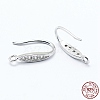 Anti-Tarnish Rhodium Plated 925 Sterling Silver X-STER-L054-03P-4