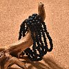 Natural Lava Rock Round Beads Stretch Bracelets BJEW-G550-07-4mm-5