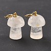 Natural Quartz Crystal Pendants G-M380-C11-P-3