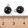 Natural Black Onyx(Dyed & Heated) Pendants G-K372-03P-04-3