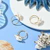 Natural Spiral Shell Finger Rings RJEW-TA00167-1