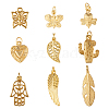 18Pcs 9 Style Alloy Pendants FIND-TA0003-38-12