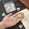 30Pcs 3 Styles Tibetan Style Alloy Pendants TIBEP-CJ0003-12-4