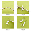 SUNNYCLUE DIY Geometry Drop Earring Making Kits DIY-SC0018-72-4