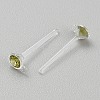 Resin Stud Earring Finding RESI-WH20001-08J-2