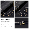 Unicraftale PVD Vacuum Plating 304 Stainless Steel Cable Chain Necklaces STAS-UN0005-35-4