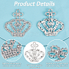 2Pcs Rack Plating Brass Big Pendants KK-FG0001-24A-4