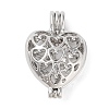 Alloy Bead Cage Pendants FIND-M012-01L-P-1