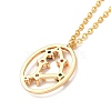 Colorful Cubic Zirconia Constellation Pendant Necklace LS-NJEW-H166-01A-3