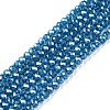 Electroplate Glass Beads Strands EGLA-A044-T2mm-A27-1