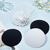 6Pcs 2 Colors EVA Fabric Pillbox Stewardess Fascinator Hat Base DIY-BC0014-07-5