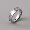 201 Stainless Steel Grooved Finger Ring Settings STAS-WH0027-27E-P-1