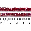 Electroplate Glass Beads Strands X-EGLA-R030-4x4mm-04-2