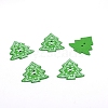 2-Hole Printed Wooden Buttons WOOD-WH0104-16-2