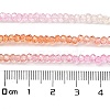 Transparent Painted Glass Beads Strands X1-DGLA-A034-T1mm-A20-3