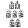 Tibetan Style Alloy Pendants PALLOY-T075-151AS-RS-1