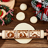 Wood Decorative Pattern Rolling Pin AJEW-WH0596-430B-3