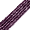 Transparent Glass Beads Strands GLAA-C019-01B-16-1