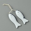 Mediterranean Style Resin Pendant Decorations HJEW-WH0042-63-1