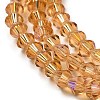 Transparent Electroplate Glass Beads Strands LS-GLAA-F029-2mm-D18-3