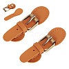 Cowhide Leather Sew on Bag Roller Buckles FIND-WH0111-268D-1