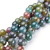 Natural Indian Agate Beads Strands X-GSR10mmC002-1