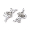 Alloy Crystal Rhinestone Pendants ALRI-C008-39P-2