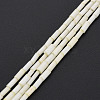 Glass Silk Stain Style Beads Strands GLAA-N047-001B-02-2