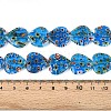 Handmade Millefiori Glass Beads Strands LAMP-T021-29C-4