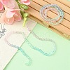 2 Strand Transparent Glass Beads Strands GLAA-YW0001-54-6