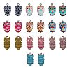 Platinum & Golden Plated Alloy Enamel Pendants ENAM-SZ0001-32-1