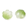 Transparent Spray Paint Glass Beads GLAA-H035-04E-2