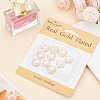 Beebeecraft 10PCS Alloy with Acrylic Imitation Pearl Pendants FIND-BBC0002-88-6