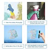Gorgecraft Waterproof PVC Colored Laser Stained Window Film Adhesive Stickers DIY-WH0256-037-5