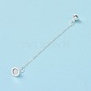 Brass Magnetic Clasp with Cable Safety Chain LS-KK-F839-036S-2