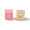 Rack Plating Brass Enamel Beads KK-B060-04G-05H-1