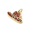 West Cowboy Brass Enamel Pendants KK-A268-04C-G-2