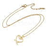 201 Stainless Steel Cable Chain Necklaces NJEW-P309-16C-G-2