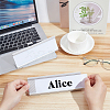 L-shaped Aluminum Alloy Name Brand Holders AJEW-WH0009-89-3
