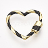 Brass Screw Carabiner Lock Charms KK-S338-26A-2