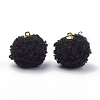 Handmade Cloth Fabric Covered Pendants LS-WOVE-N006-16A-1