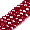 Electroplate Glass Beads Strands LS-EGLA-A044-P8mm-A15-1