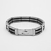 304 Stainless Steel Punk Rock Chain Bracelets for Men WG87BE9-01-5