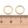 Ion Plating(IP) 304 Stainless Steel Closed Jump Rings STAS-G393-06G-12-2