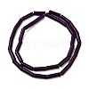 Electroplated Natural Lava Rock Beads Strands G-K388-03B-10-3