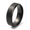 201 Stainless Steel Plain Band Ring for Men Women RJEW-WH0010-06I-MB-1