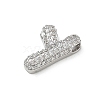 Brass Micro Pave Cubic Zirconia Pendants KK-A300-02P-Y-2