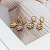 Alloy Enamel Hoop Earrings for Women PW-WG6BD46-02-3